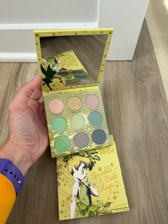 Colourpop Green Tinker Bell Eyeshadow Palette - Shimmer & Matte Greens - Picture 3 of 7